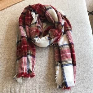 Plaid Blanket Scarf